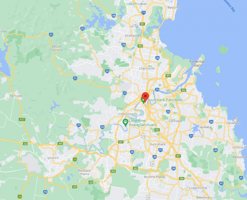 Map of Brisbane